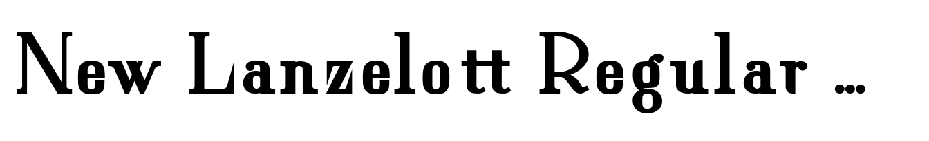 New Lanzelott Regular Bold